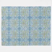 William Morris & Wilhelmina Style Prints Fleecedecke (Vorderseite (Horizontal))