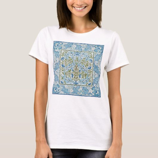 William Morris & Wilhelmina Style Prints T-Shirt (Vorderseite)