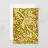 William Morris - William Morris Design Begleitkarte (Vorne/Hinten)