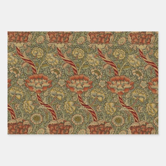 William Morris Willow Antiquitätenmuseum Monte San Geschenkpapier Set (Vorderseite 2)