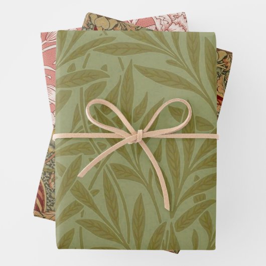 William Morris Willow Antiquitätenmuseum Monte San Geschenkpapier Set (Beispiel)