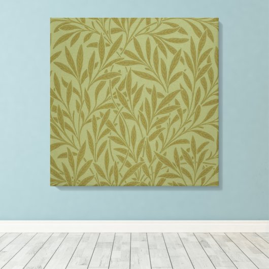 William Morris Willow Antiquitätenmuseum Monte San Leinwanddruck (Insitu (Holzboden))