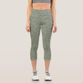 William Morris Willow Blume Classic Capri Leggings (Vorderseite)