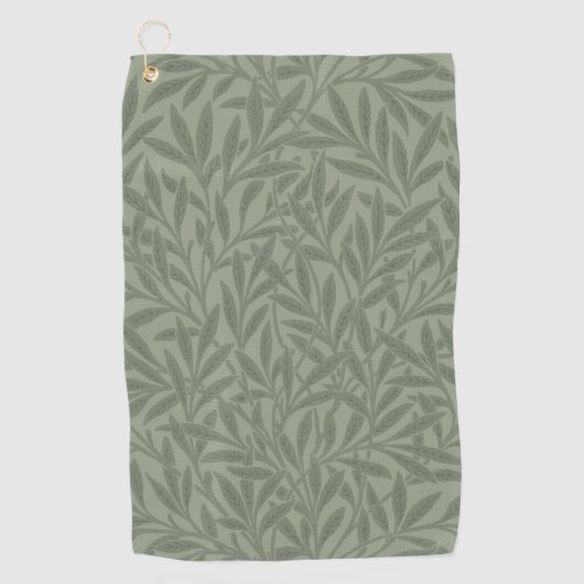 William Morris Willow Blume Classic Golfhandtuch (Vorderseite)