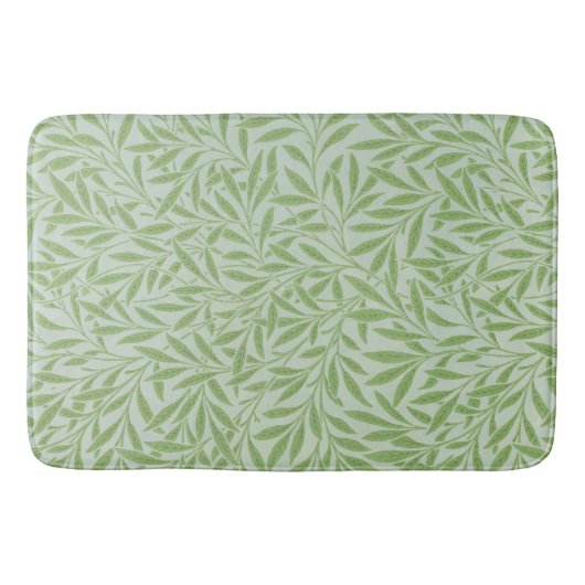 William Morris Willow Blume Classic Green Badematte (Vorderseite)