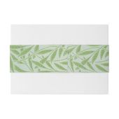 William Morris Willow Blume Classic Green Einladungsbanderole (Rückseitenbeispiel)