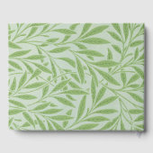 William Morris Willow Blume Classic Green Gästebuch (Rückseite)