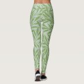 William Morris Willow Blume Classic Green Leggings (Rückseite)
