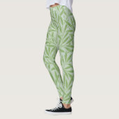 William Morris Willow Blume Classic Green Leggings (Links)