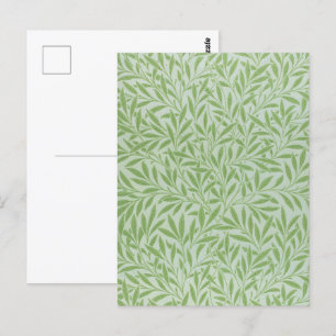 William Morris Willow Blume Classic Green Postkarte