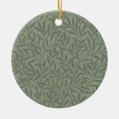 William Morris Willow Blume Classic Keramik Ornament (Vorne)