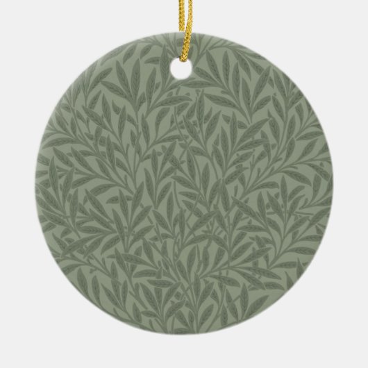 William Morris Willow Blume Classic Keramik Ornament (Vorne)