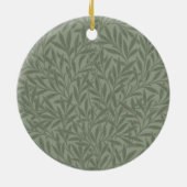 William Morris Willow Blume Classic Keramik Ornament (Hinten)