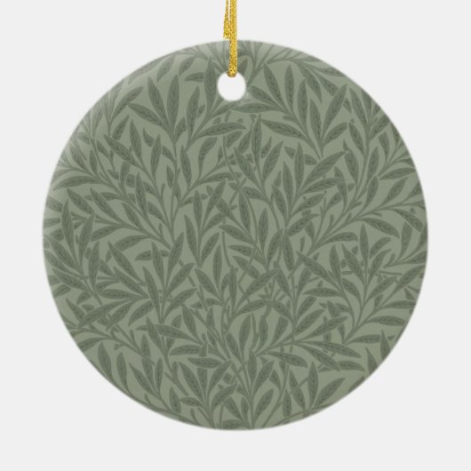 William Morris Willow Blume Classic Keramik Ornament (Hinten)