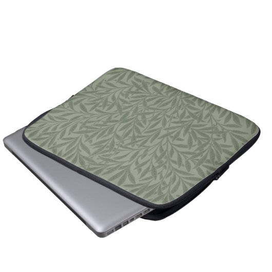 William Morris Willow Blume Classic Laptopschutzhülle (Vorne Knopf)