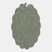 William Morris Willow Blume Classic Ornament Karte (Rechts)