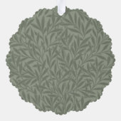 William Morris Willow Blume Classic Ornament Karte (Rückseite)