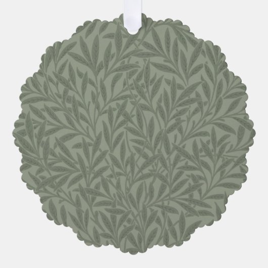 William Morris Willow Blume Classic Ornament Karte (Vorderseite)