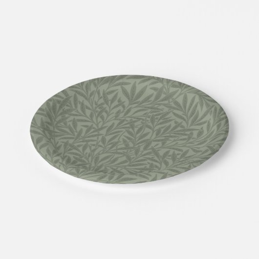 William Morris Willow Blume Classic Pappteller (Schrägansicht)
