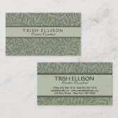 William Morris Willow Blume Classic Visitenkarte (Vorne/Hinten)