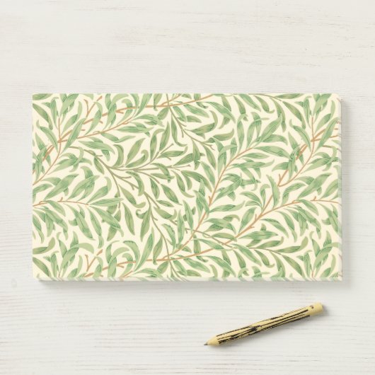 William Morris "Willow Bough" 1 Post-it Klebezettel (Auf Schreibtisch)