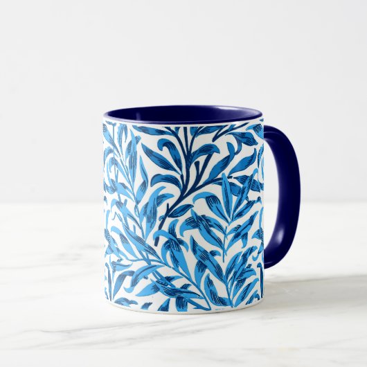 William Morris Willow Bough, Cobalt Blue & White Tasse (VorderseiteRechts)