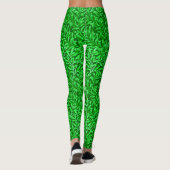 William Morris Willow Bough, Emerald Green Leggings (Rückseite)
