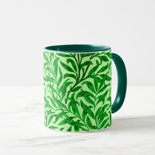 William Morris Willow Bough, Emerald Green Tasse (VorderseiteRechts)