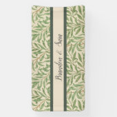 William Morris Willow Bough Garden Blume Classic Banner (Vertikal)