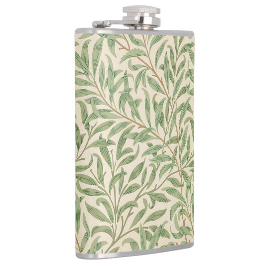 William Morris Willow Bough Garden Blume Classic Flachmann (Rechts)