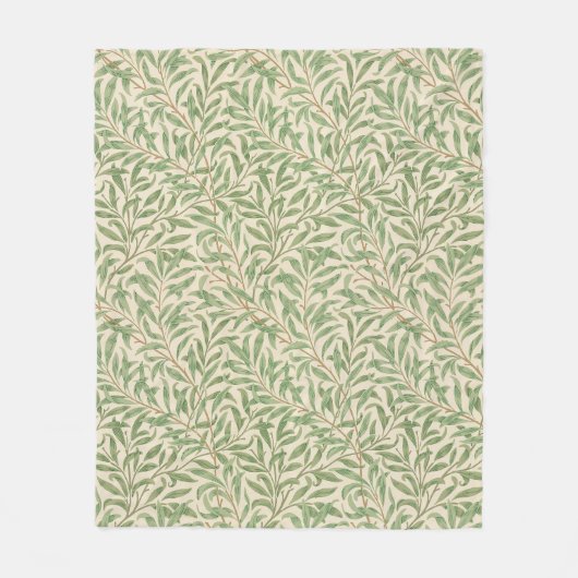 William Morris Willow Bough Garden Blume Classic Fleecedecke (Vorderseite)
