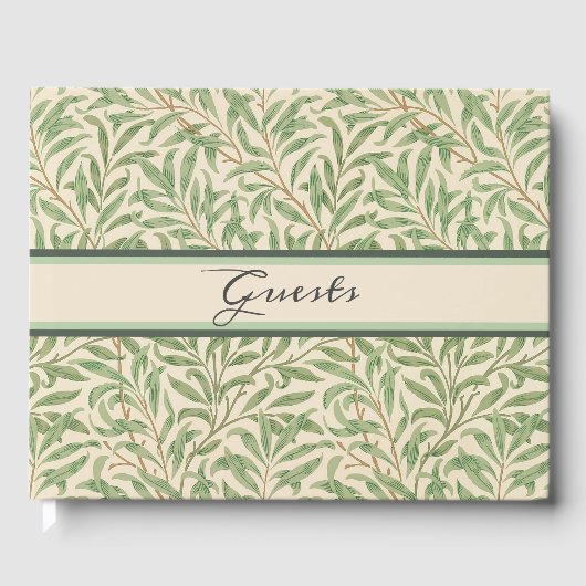 William Morris Willow Bough Garden Blume Classic Gästebuch (Vorderseite)