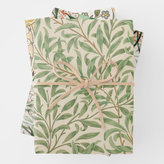 William Morris Willow Bough Garden Blume Classic Geschenkpapier Set (Beispiel)