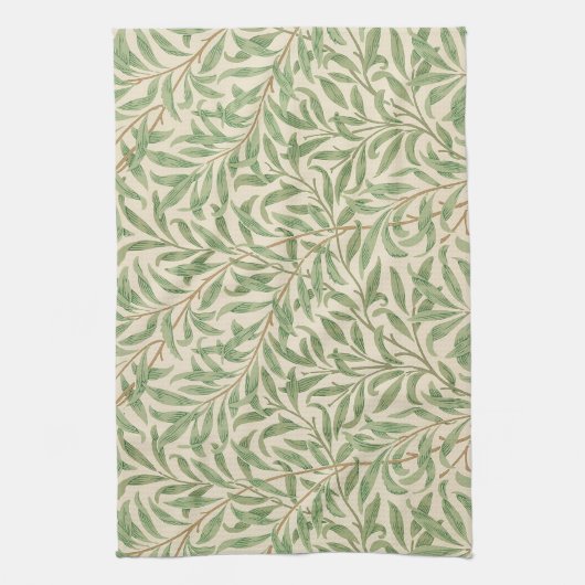 William Morris Willow Bough Garden Blume Classic Geschirrtuch (Vertikal)