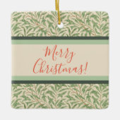 William Morris Willow Bough Garden Blume Classic Keramikornament (Vorderseite)