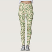 William Morris Willow Bough Garden Blume Classic Leggings (Vorderseite)