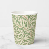 William Morris Willow Bough Garden Blume Classic Pappbecher (Links)