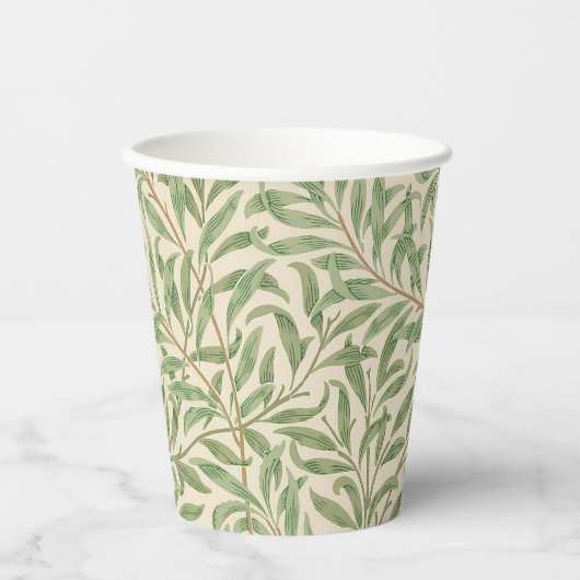 William Morris Willow Bough Garden Blume Classic Pappbecher (Vorderseite)