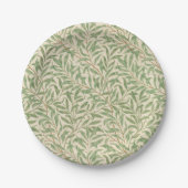 William Morris Willow Bough Garden Blume Classic Pappteller (Vorderseite)