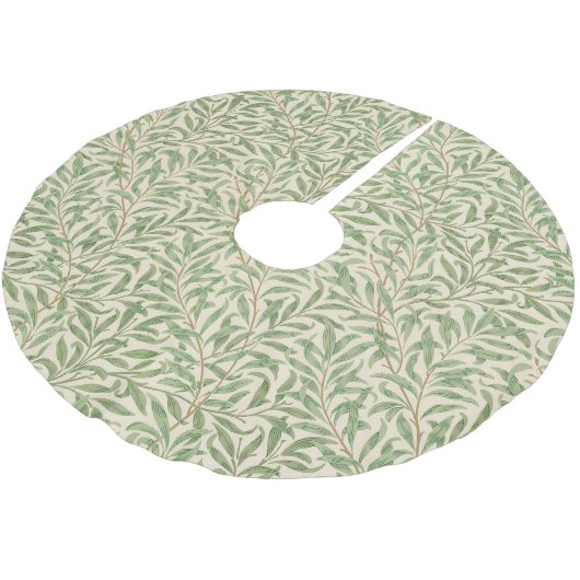 William Morris Willow Bough Garden Blume Classic Polyester Weihnachtsbaumdecke (Schrägansicht)