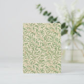 William Morris Willow Bough Garden Blume Classic Postkarte (Stehend Vorderseite)