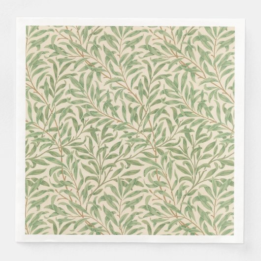William Morris Willow Bough Garden Blume Classic Serviette (Vorderseite)