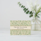 William Morris Willow Bough Garden Blume Classic Visitenkarte (Stehend Vorderseite)
