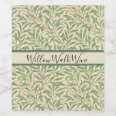 William Morris Willow Bough Garden Blume Classic Weinetikett (Einzelnes Label)