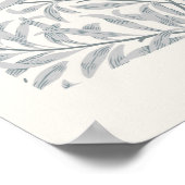 William Morris Willow Bough Gray Art Exhibition Poster (Ecke)