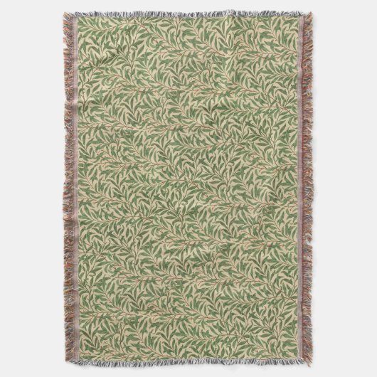 William Morris Willow Bough Green Willow Blätter Decke (Vorderseite Vertikal)