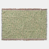 William Morris Willow Bough Green Willow Blätter Decke (Vorderseite)