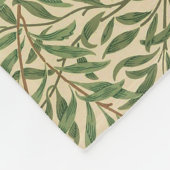 William Morris Willow Bough Green Willow Blätter Fleecedecke (Ecke)