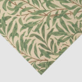William Morris Willow Bough Green Willow Blätter Seidenpapier (Ausschnitt)
