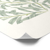 William Morris Willow Bough Kunstmuseum Poster (Ecke)